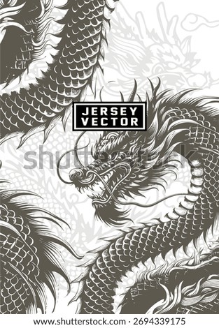 DRAGON ART FOR FULL SUBLIMATION JERSEY