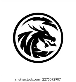 Dragon, arts vector logo design animals