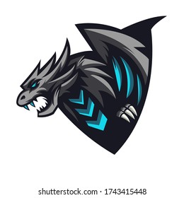 Dragon Sports Logo Images Stock Photos Vectors Shutterstock