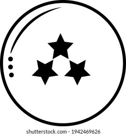 Dragon Ball series, vector of Dragon Ball Three Star 
Good for icon from Dragon Ball's fans in the world