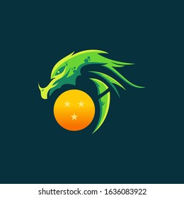 Dragon Ball Vector Logo E-sport