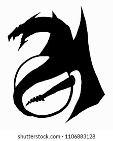 Dragon black Head