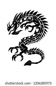 Dragon, Black, Vektor