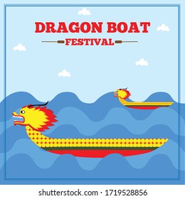 Dragon Boat Festival 2020 Vector