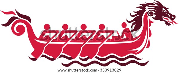 Dragon boat racing\
pictogram