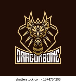 Plantilla de logotipo de salida de bolas Dragon