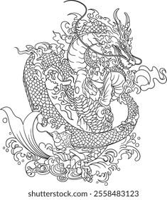 Dragon and Carp reflects the headmaster’s unique style, symbolizing transformation, perseverance, and strength through bold imagery and vivid themes.