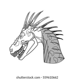 Dragon cartoon icon