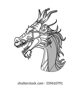 Dragon cartoon icon
