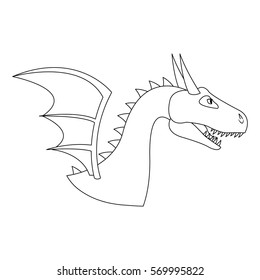 dragon cartoon icon