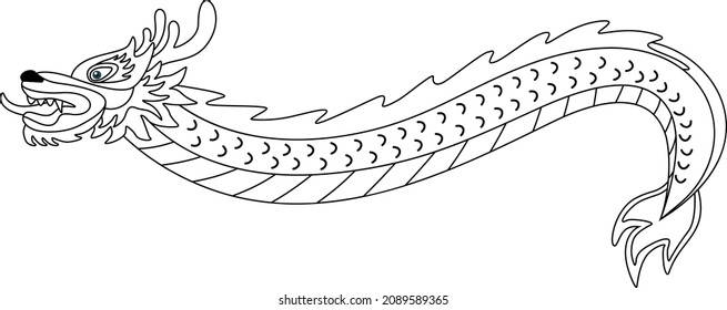 Dragon cartoon vector art and illustration