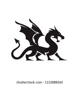 Dragon Silhouette Images, Stock Photos & Vectors | Shutterstock