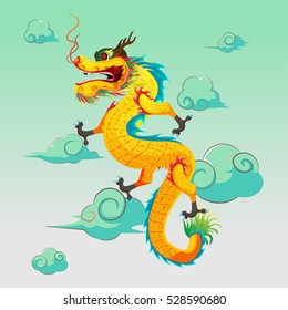 Dragon China Art Illustration Design Vector