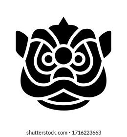 dragon Chinese icon or logo isolated sign symbol vector illustration - high quality black style vector icons
