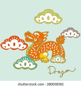 The dragon of  Chinese legendary 