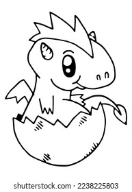 DRAGON COLORING PAGE FOR KIDS