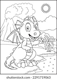 Dragon Coloring Pages For Kids