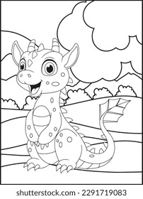 Dragon Coloring Pages For Kids