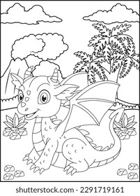 Dragon Coloring Pages For Kids