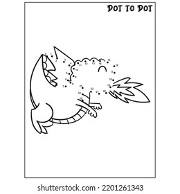 Drachen verbinden die Punkte | Dot-to-Dot-Aktivitäten