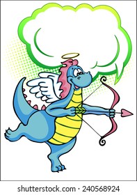 Dragon costume cupid