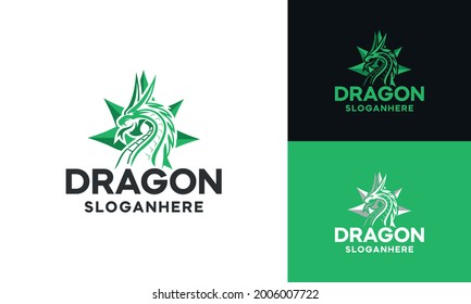 Drachendecke Marihuana Logo-Design