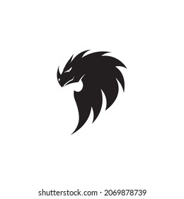 Dragon design logo vector icon illustration design logo template fantasy animals