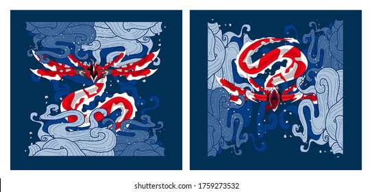 dragon design for sukajan is mean japan traditional cloth or t-shirt Embroidery Men T-shirts Summer Casual Short Sleeve Hip Hop T Shirt Streetwear