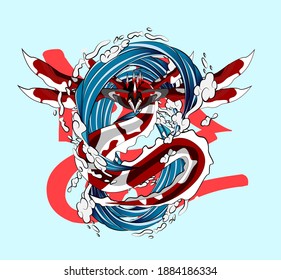 dragon design for sukajan is mean japan traditional cloth or t-shirt Embroidery Men T-shirts Summer Casual Short Sleeve Hip Hop T Shirt Streetwear