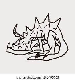 dragon doodle