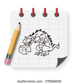 dragon doodle