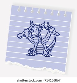 dragon doodle