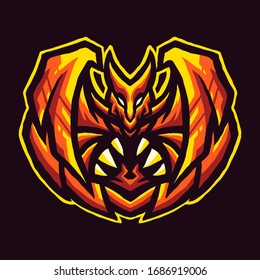 Dragon e sport vector illustration