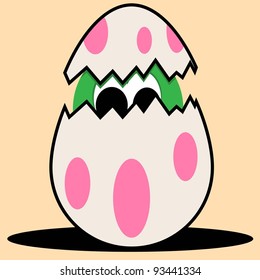Dragon Egg monster with very cute eye