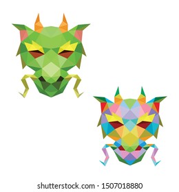 Dragon Head Tribal Images Stock Photos Vectors Shutterstock