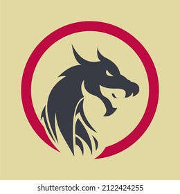 dragon fist illustration in retro or ancient classic color