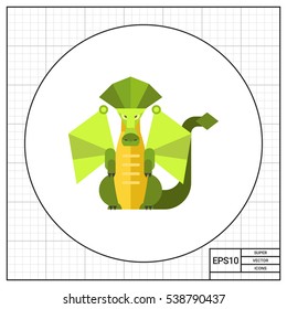 Dragon flat icon