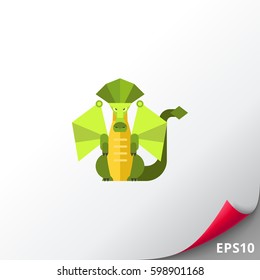 Dragon flat icon