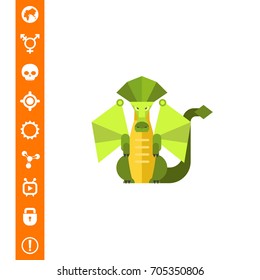 Dragon flat icon
