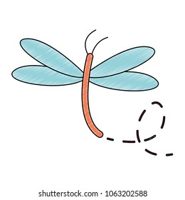 Dragon fly cartoon