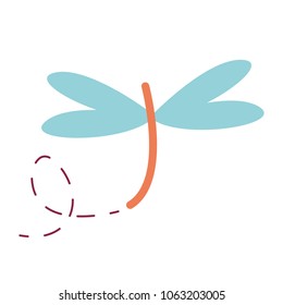 Dragon fly cartoon