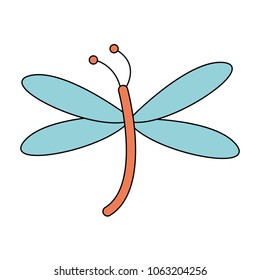 Dragon fly cartoon