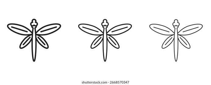 Dragon fly icon for Graphic Design Projects