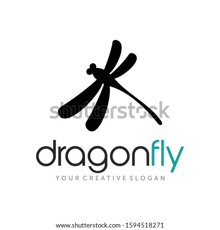 dragon fly Logo, dragon fly  For Kids Logo Vector