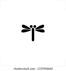  dragon fly silhouette simple design