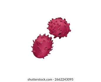  dragon fruit icon 3d illustration render