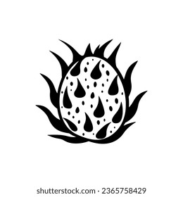Dragon Fruit icon isolated on white background