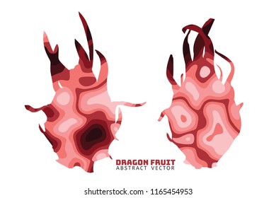 Dragon fruit illustration vector,banner background