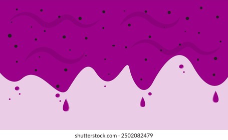 dragon fruit juice background with light purple background