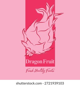 Drachenfrucht-Etiketten mit handgezeichnetem Stil, Verpackungsdesign mit Frucht-Symbolen und Text, minimales und buntes Etikettendesign, Etikettenaufkleber für Verpackungen, bearbeitbare druckfertige Vektorvorlagen-Datei-Illustration herunterladen, Fruit and Nuts Food Label Templates Set. Abstrakte Vektorverpackung Design Layouts Kollektion, Drachenfrucht, Umrisszeichnung
